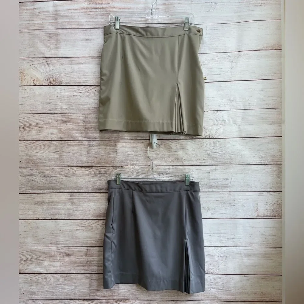NEW WITHOUT TAGS‎ TWO DENNIS UNIFORM SKORTS